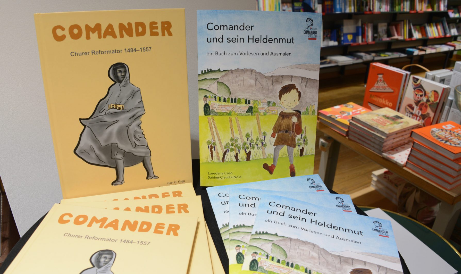 6a_Die neu erschienenen Bücher - Comic Comander und Vorlese- und Malbuch Comander und sein Heldenmut